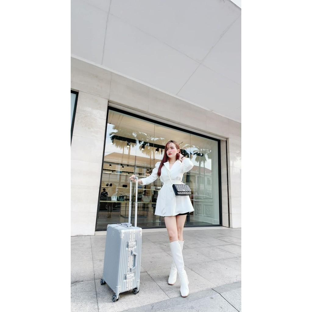 Vali kéo du lịch KHUNG NHÔM CHỐNG BỂ VỠ- CHỐNG RẠCH MÓC- CHỐNG XƯỚC SIZE20/24/29