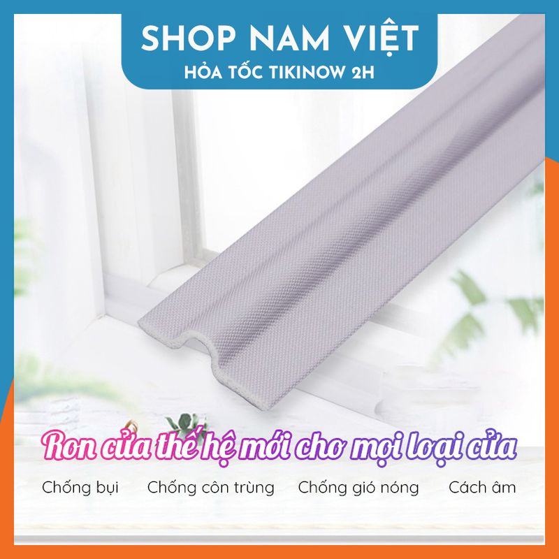 Ron Xốp PU Dán Khe Cửa Phòng, Cửa Sổ Thế Hệ Mới, Cách Âm Chống Bụi và Côn Trùng - Chính Hãng NAVIVU