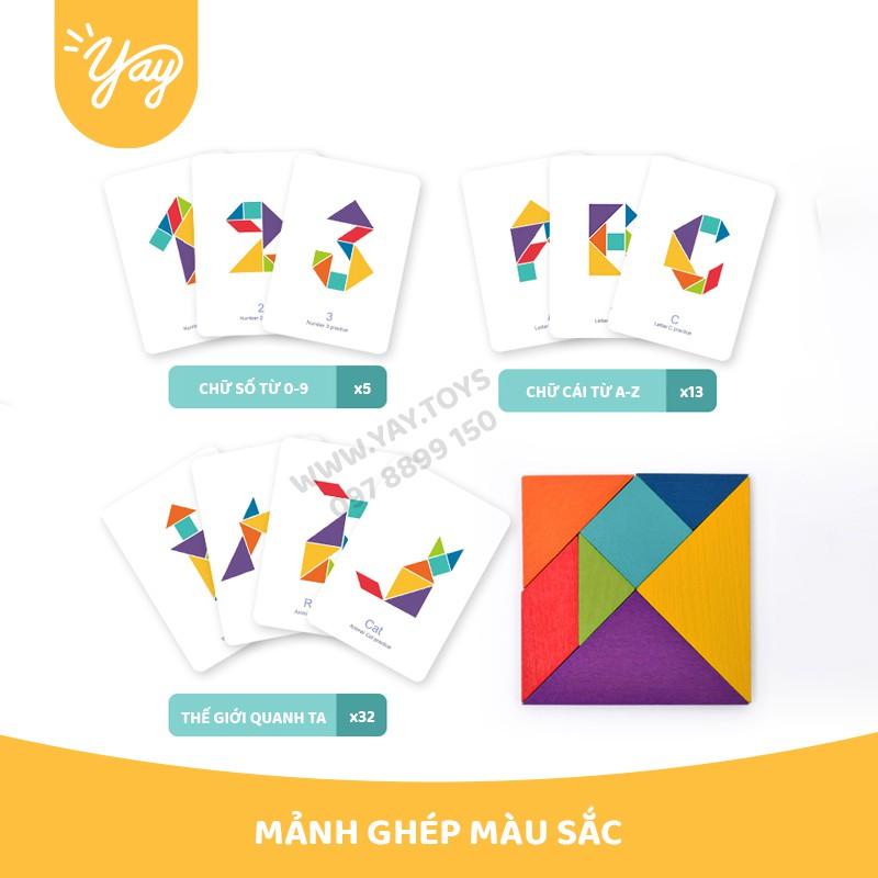 Trò Chơi Colorful Tangram - MIDEER & TOI