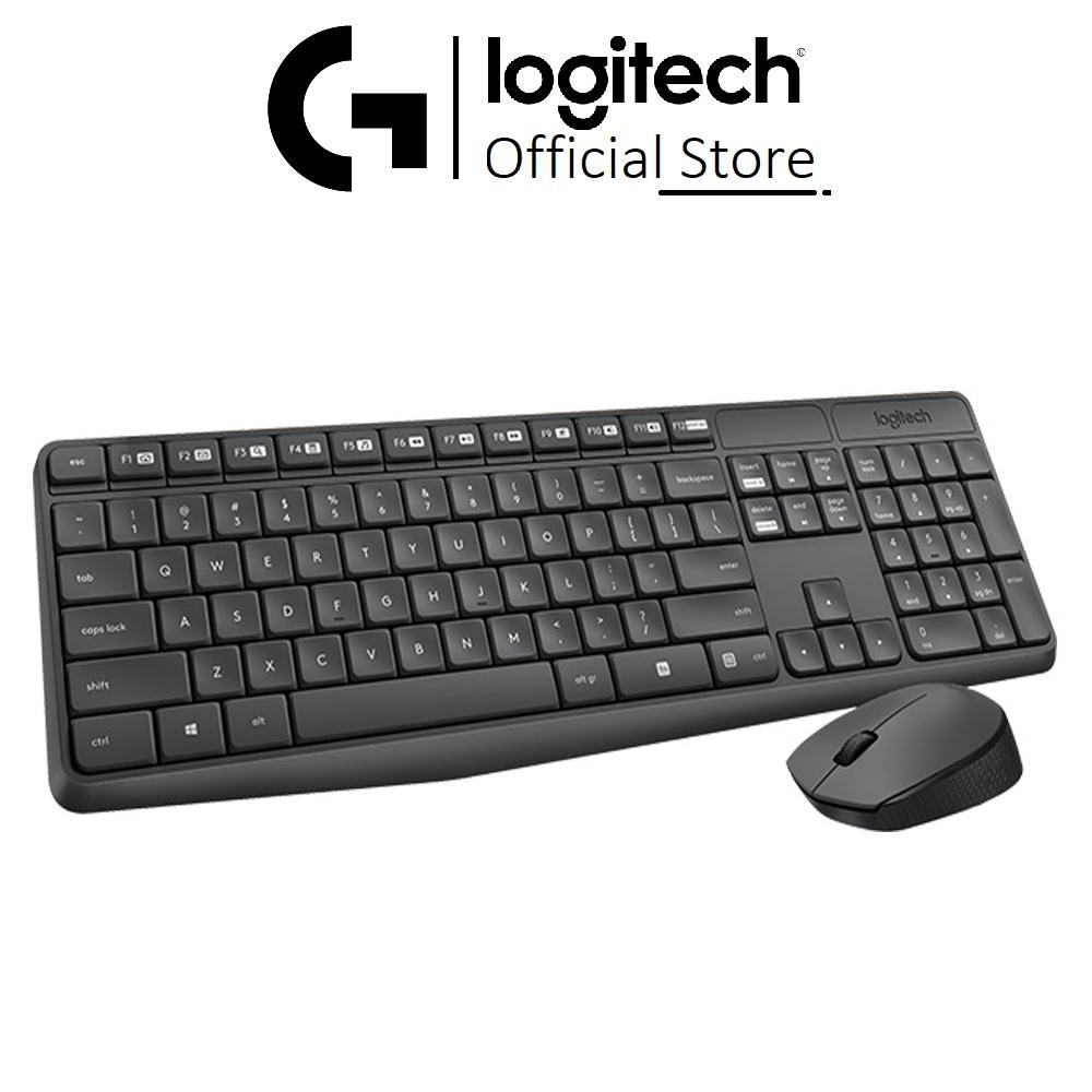 Bộ bàn phím chuột Logitech MK295 Không Dây Silent - Hàng chính hãng