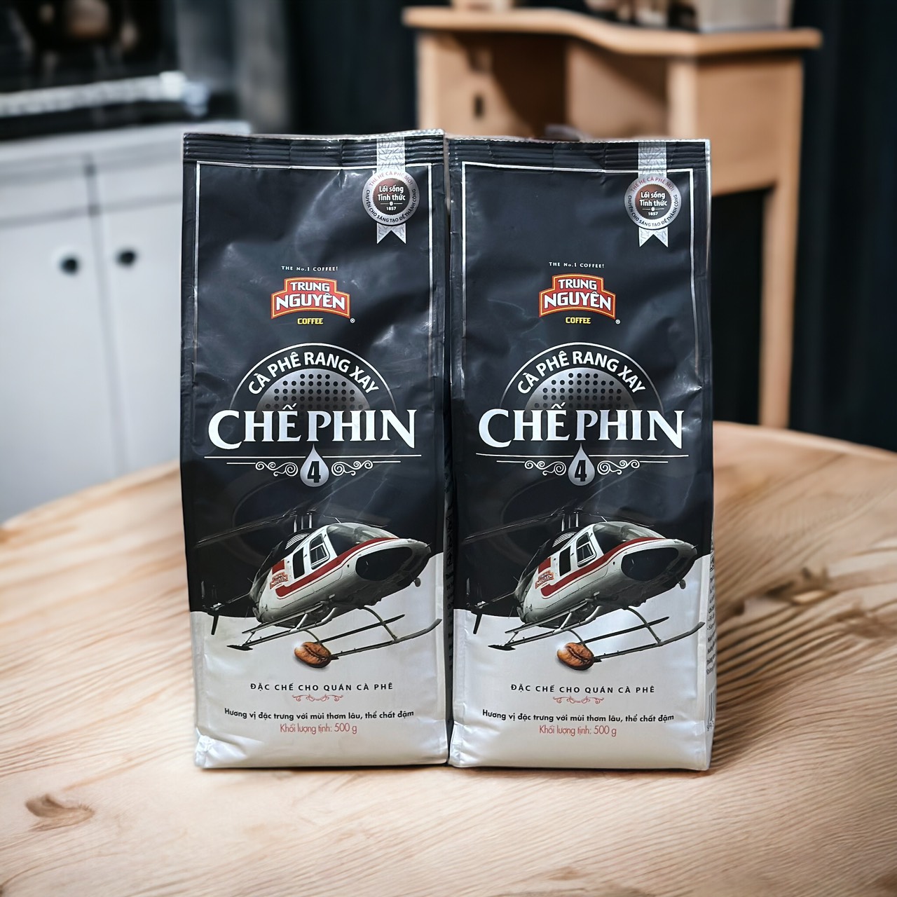 Combo 2 Túi Cà phê Chế phin 4 Trung Nguyên( Tức 1Kg)