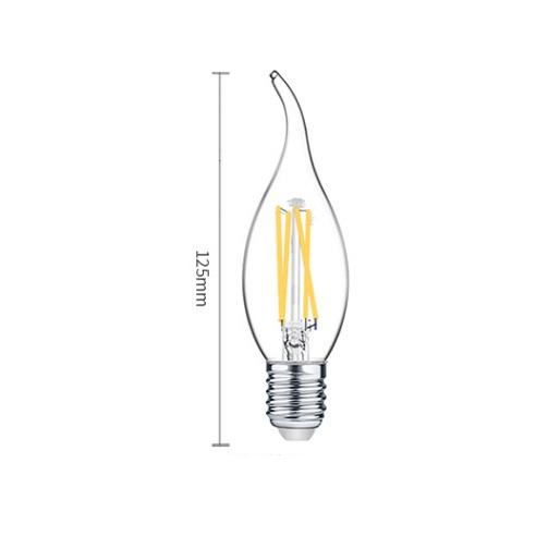 Bóng đèn LED Edison C35 4w E14/E27 2700k, êm dịu, thân thiện môi trường