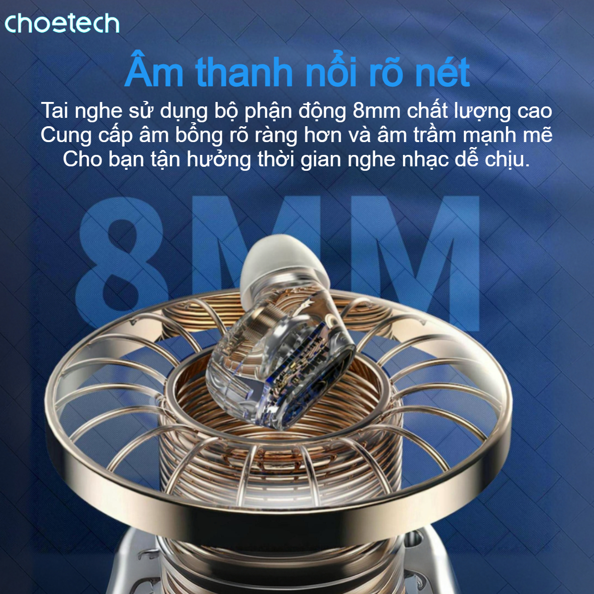 Tai Nghe Choetech BH-T23 Không Dây  TWS True Wireless Earbuds - Hàng chính hãng