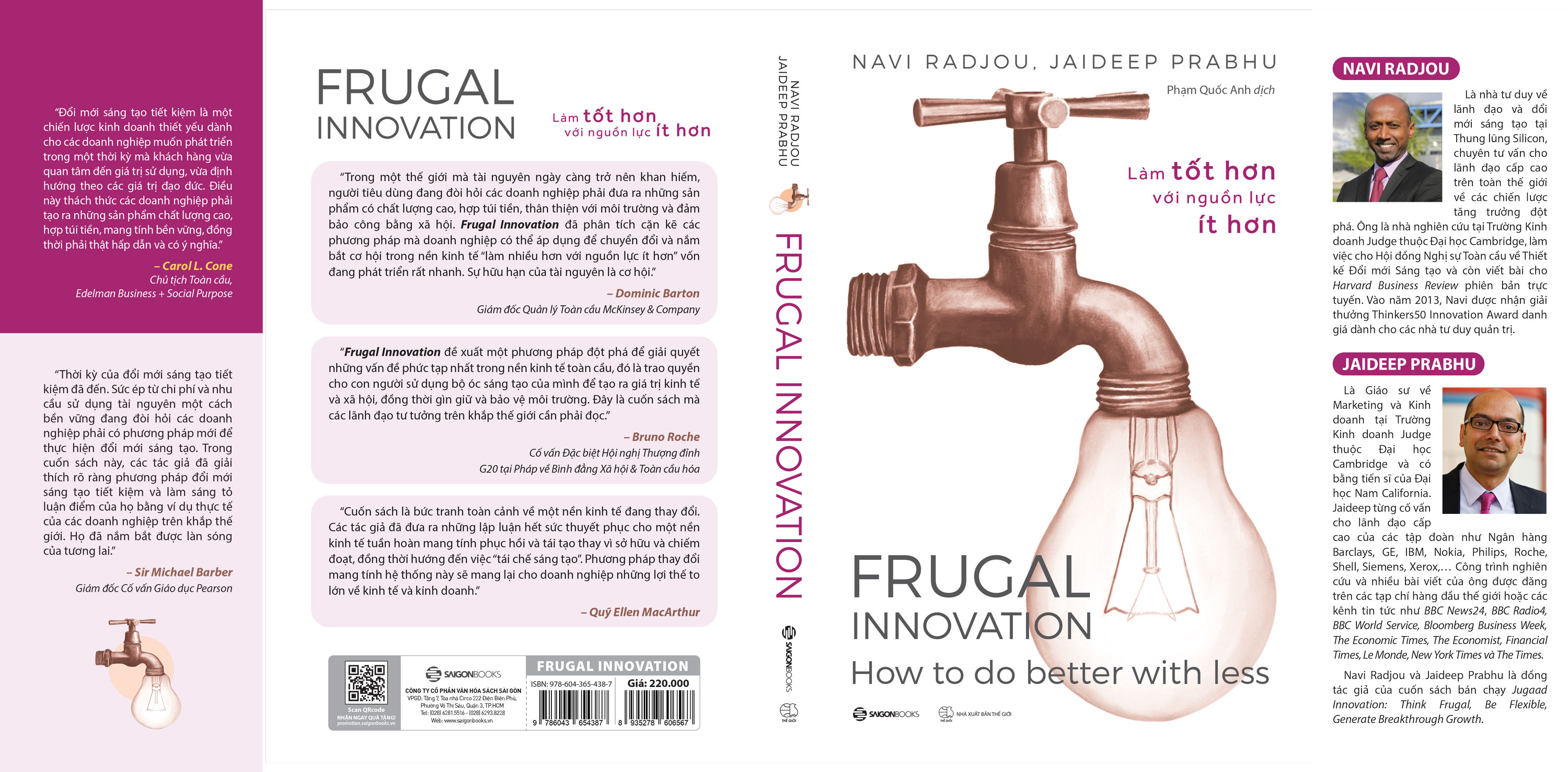 Hình ảnh Frugal Innovation - Làm tốt hơn với nguồn lực ít hơn - Tác giả Jaideep Prabhu , Navi Radjou