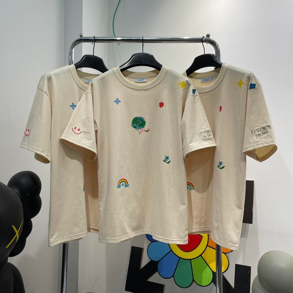 Áo thun tay lỡ Local brand Love you 300k Special , Tee form rộng nam nữ oversize , Full Tag Phong cách Unisex - Gin store