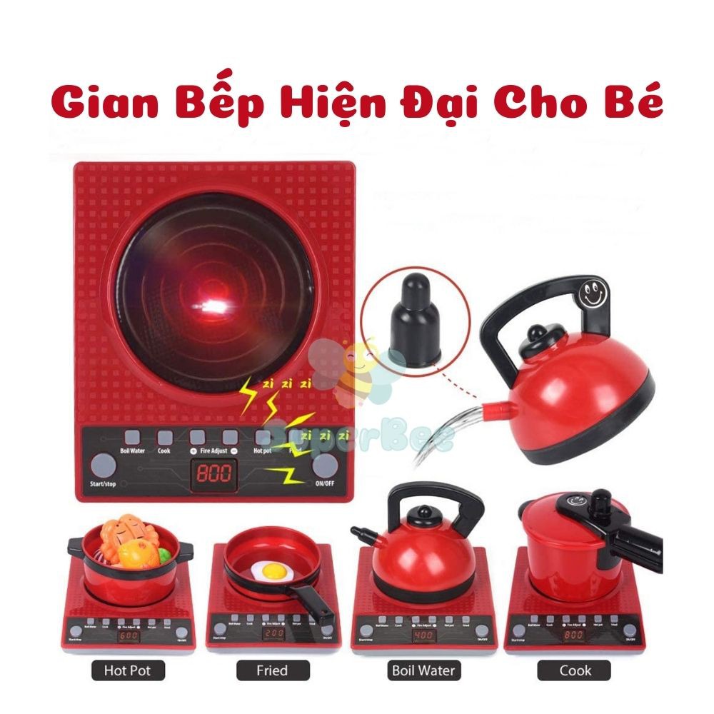 Bộ Đồ Chơi Nấu Ăn Kitchen Ware 47 Món Ăn, Bếp Nấu và Dụng Cụ Nhà Bếp Cho Bé