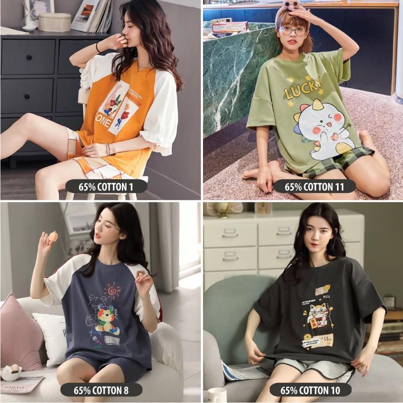 Bộ Mặc Nhà Nữ Mùa Hè Cotton Đẹp