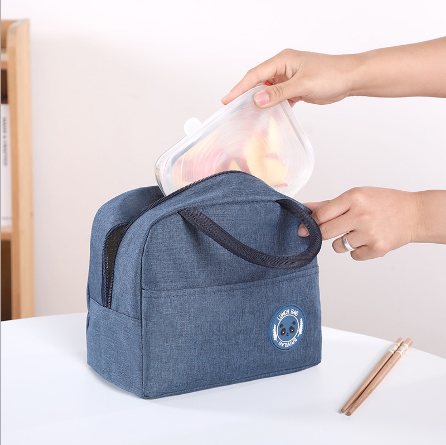 Túi đựng cơm thiết kế Hàn Quốc -  Lunch Bag | Có lớp bạc giữ nhiệt dễ vệ sinh