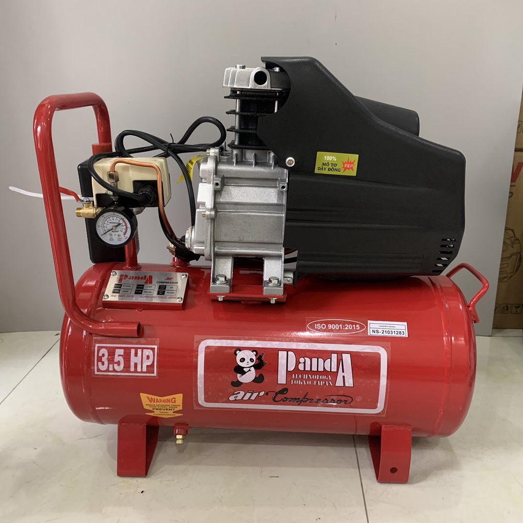MÁY NÉN KHÍ CÓ DẦU 3.5HP 35L PANDA PT-4735 - HÀNG CHÍNH HÃNG