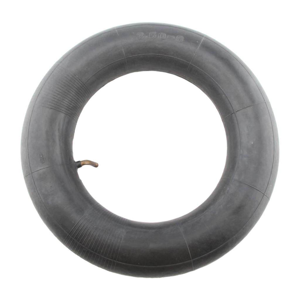 Motorcycle Inner Tube, 3.50 / 3.00-8 Rubber Hose With Elbow Valve Stem For Front Tire Rear Tire