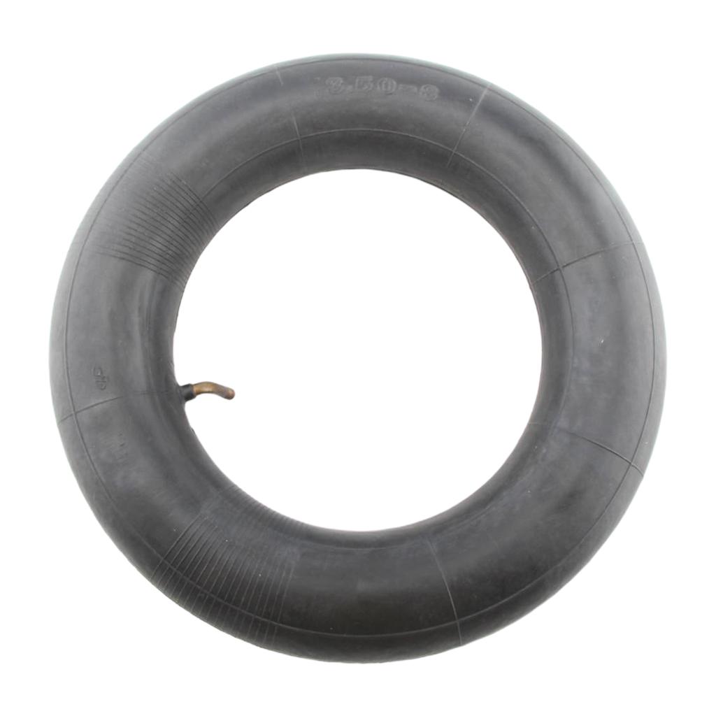 2pcs 3.50"X8" 3.50-8 3.5-8 3.50/8 BLACK RUBBER TYRE INNER TUBE BENT VALVE STEM