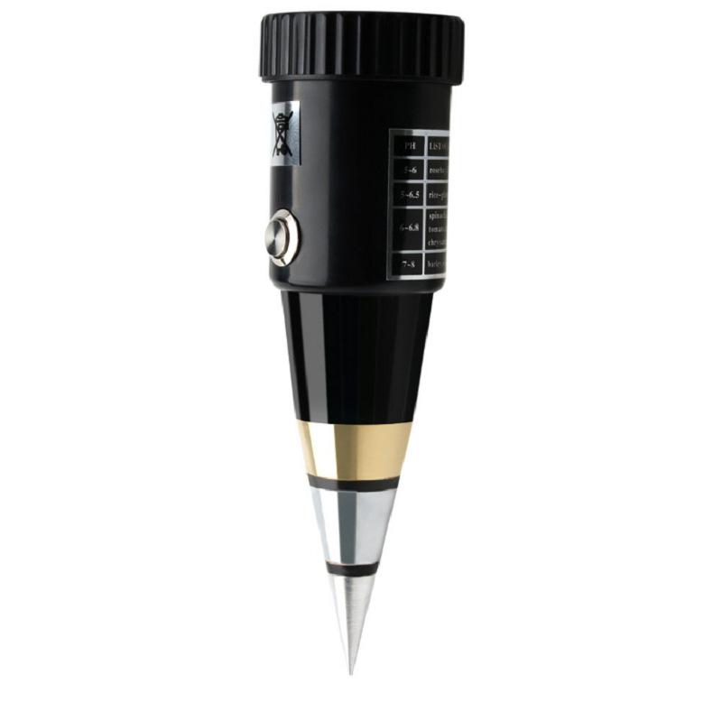 Máy đo độ pH của mặt đất, 3 ~ 8 pH Máy kiểm tra độ ẩm điện tử di động, điện cực kim loại không thấm nước, cho vườn/trang trại/bên trong/bên ngoài