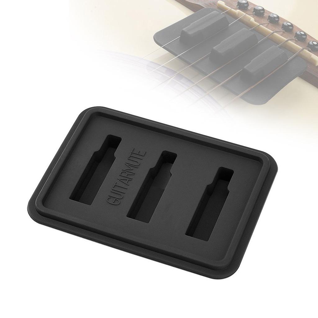 Sunnimix Đàn Guitar Tắt Tiếng Ống Hãm Thanh Lỗ Âm Thanh Dành Cho Âm Dân Gian Đàn Guitar