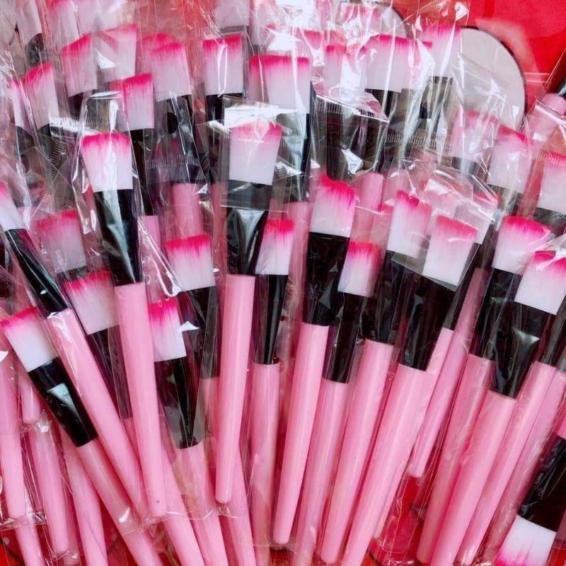 100 Cọ Quét Mặt Nạ Cán Hồng