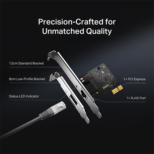 Card mạng PCIe Mercusys Gigabit PCle Network Adapter MA210E - Hàng chính hãng