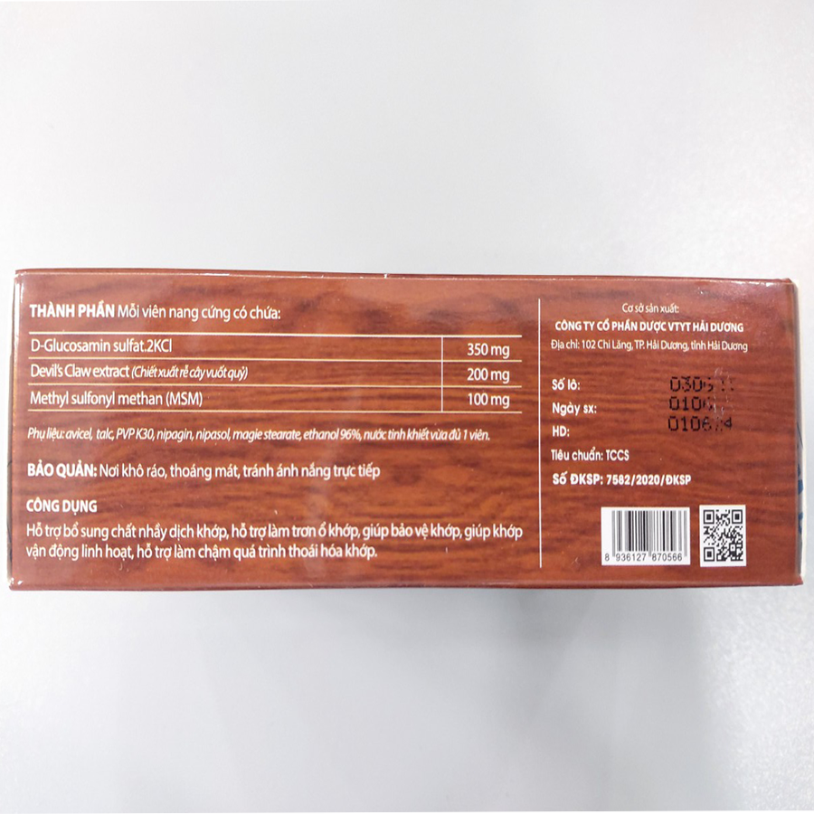 Tê Nhức Chi Fast New Brand Hỗ Trợ Giảm Đau Mỏi Xương Khớp, Thoái Hóa Khớp, Đau Thần Kinh Tọa, Tê Nhức Chân Tay