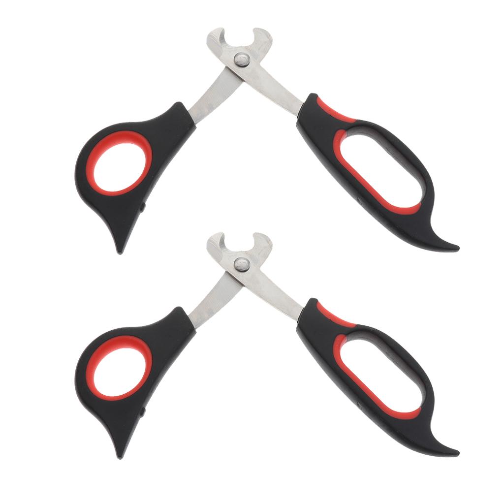 2 Cặp Puppy Puppy Clippers Móng Vuốt Dao Dog Cat Động Vật Kéo