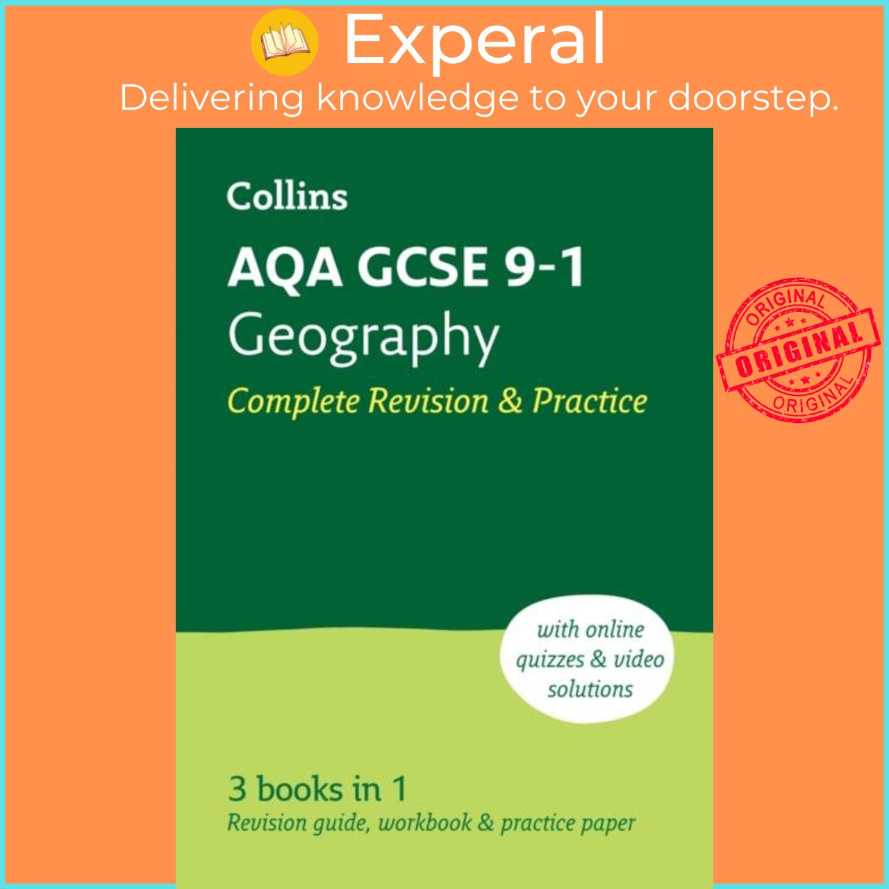 Hình ảnh Sách - AQA GCSE 9-1 Geography Complete Revision & Practice - Ideal for the 2024  by Collins GCSE (UK edition, paperback)