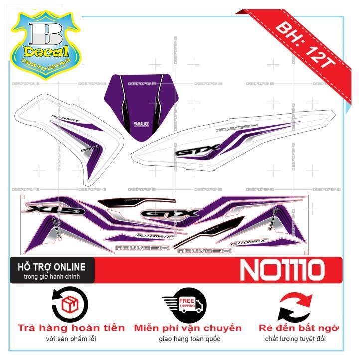 Tem rời dành cho NOUVO 5 TRẮNG TÍM