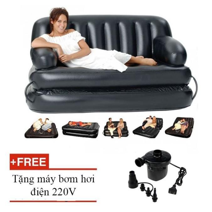 Ghế sofa kiêm giường bằng hơi êm ái hot 2018 + tặng kèm máy bơm hơi