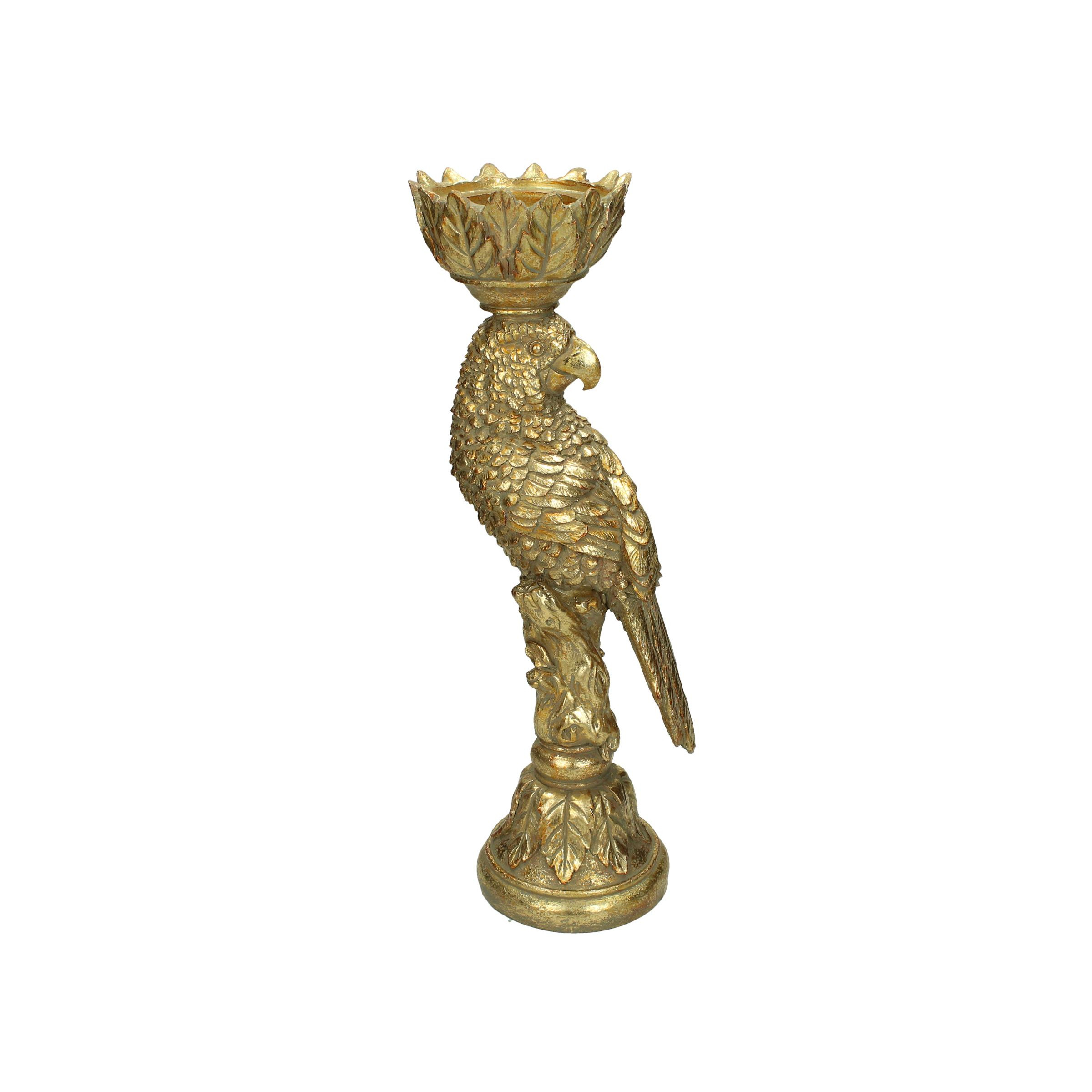 Chân nến Bird Gold nhập khẩu chính hãng KERSTEN Hà Lan 9.5x9.5x34.5cm XET-2838