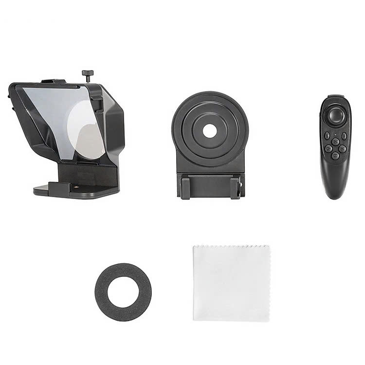 Máy Nhắc Chữ Teleprompter PT16 Mini Cho Smartphone Tablet Vlogger Nhà Báo Người Thuyết Trình - Hàng Nhập Khẩu