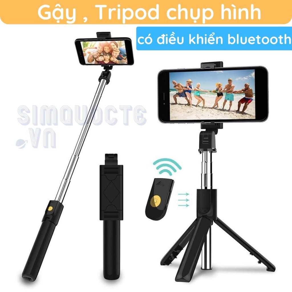 Gậy Selfie Tripod Chụp Ảnh Tự Sướng có điều kiển Bluetooth K07