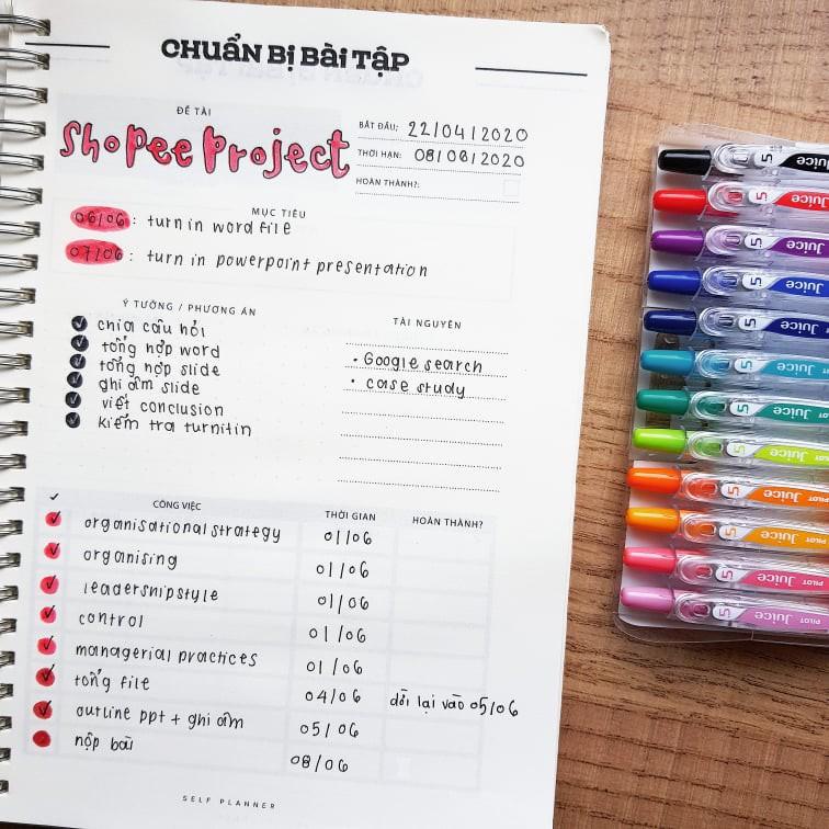 SỔ TAY STUDY PLANNER, LẬP KẾ HOẠCH HỌC TẬP, GHI CHÉP CORNELL CHO HỌC SINH - SINH VIÊN