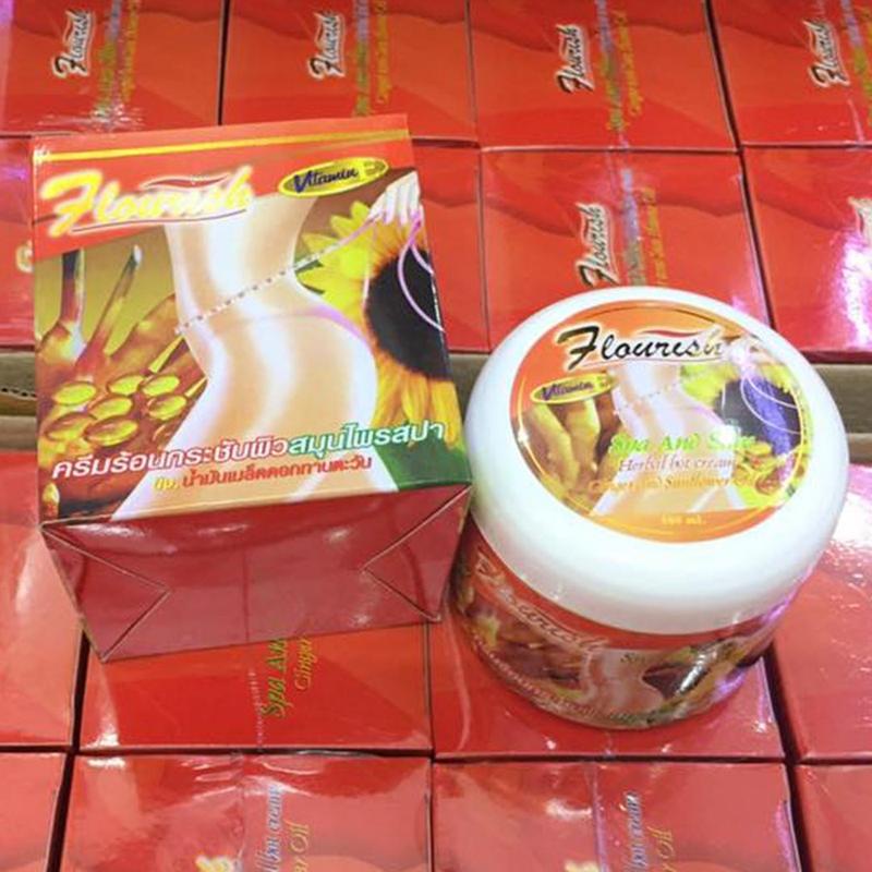 Kem tan mỡ bụng FLOURISH Thái Lan 700ml cao cấp giúp giảm nhanh mỡ thừa mang lại vòng eo thon gọn, hông đùi săn chắc loại tốt