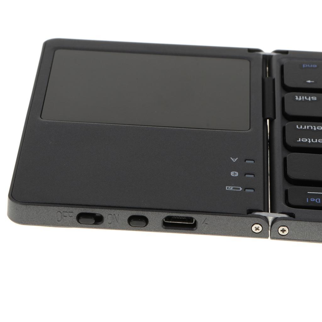 Portable Wireless Folding Keyboard Bluetooth 3.0 Foldable Touchpad