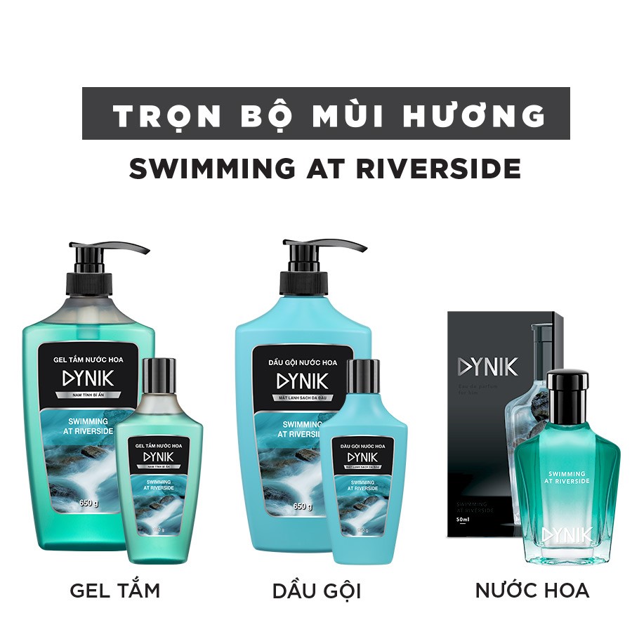 Gel tắm nam DYNIK Hương Rêu Sồi Cuốn Hút 180g