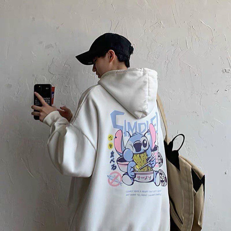 Hình ảnh Áo hoodie nam nữ nỉ ngoại SIMPIEL siêu đáng yêu form chuẩn nón 2 lớp vải đẹp,Áo hoodies nỉ ngoại form 70kg thêu chữ,nón lót 2 lớp