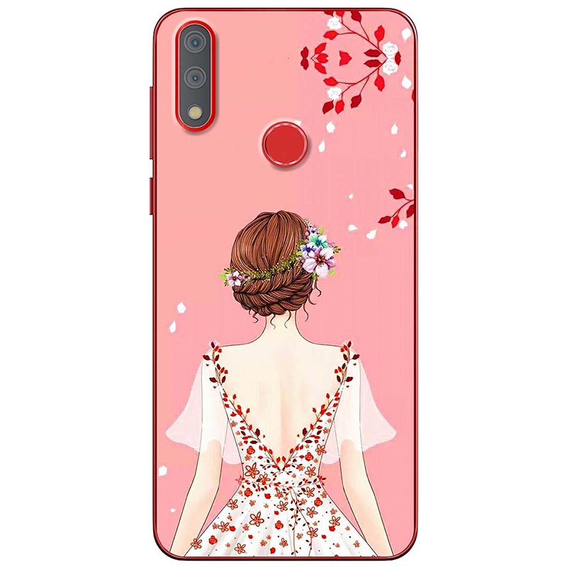 Ốp lưng dành cho Vsmart Star 3 mẫu Cô gái áo hồng