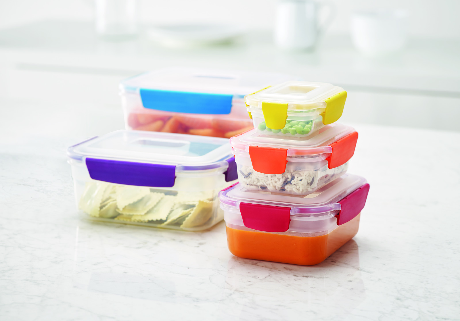 Bộ hộp đựng thực phẩm cao cấp 5 món Joseph Joseph 810813 - Nest Lock 5-piece Multi-size Container Set