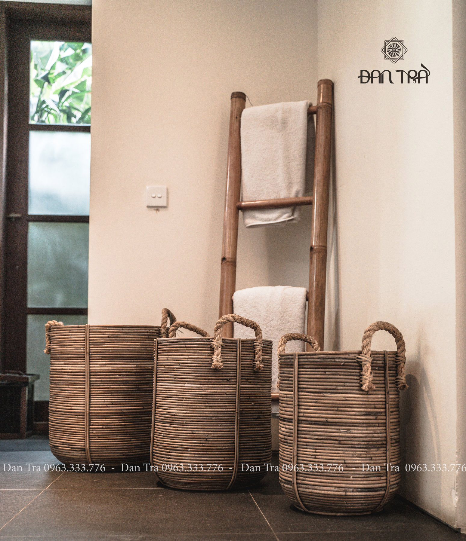Sọt Mây Đựng Quần Áo Cao Cấp - Phụ Kiện Mây Tre Đan