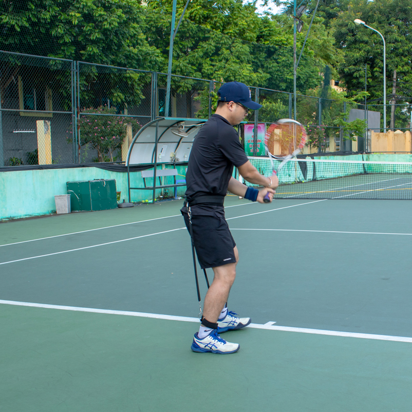 Đai chùng gối tập tennis