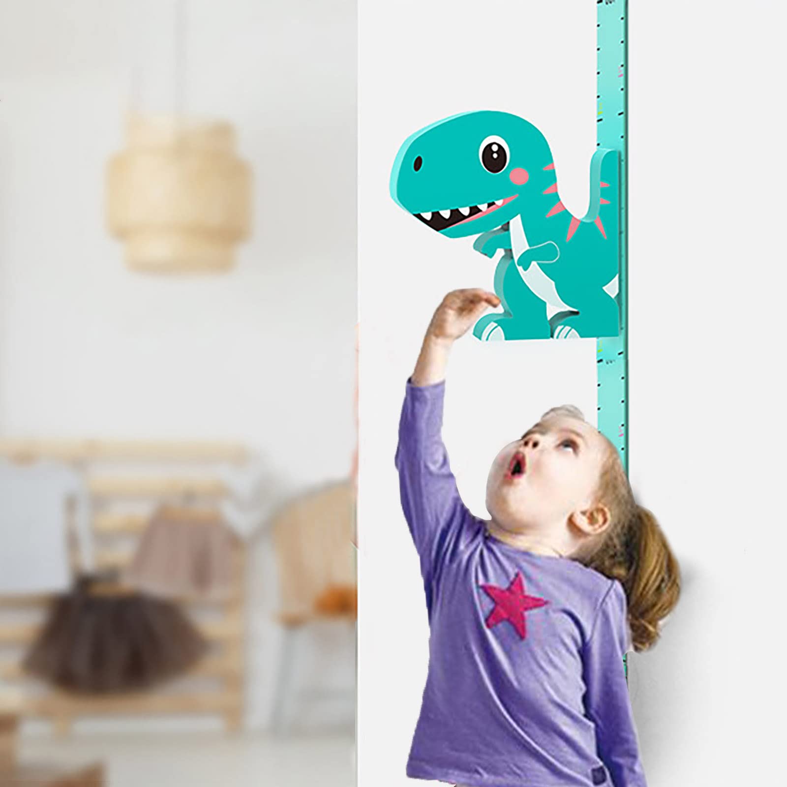 Thước đo nhãn dán chiều cao từ tính cho trẻ em Children's magnetic height sticker 60-180cm