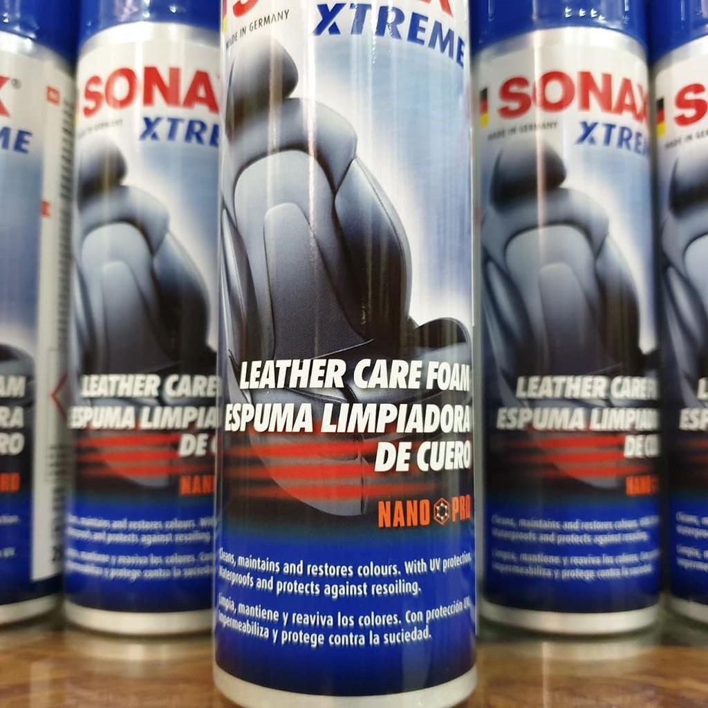 Làm Sạch Và Bảo Dưỡng Da Cao Cấp Sonax Xtreme Leather Care Foam 250ml