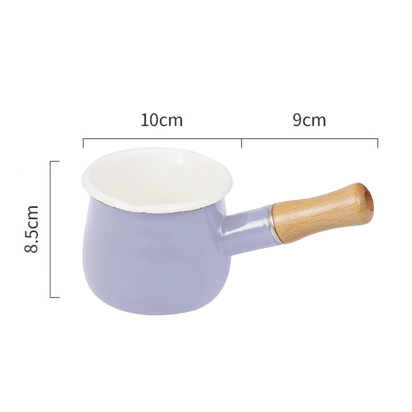 Multifunctional Sauce Pan Milk Pan Heat Resistant 550ml Small Sauce Pot for