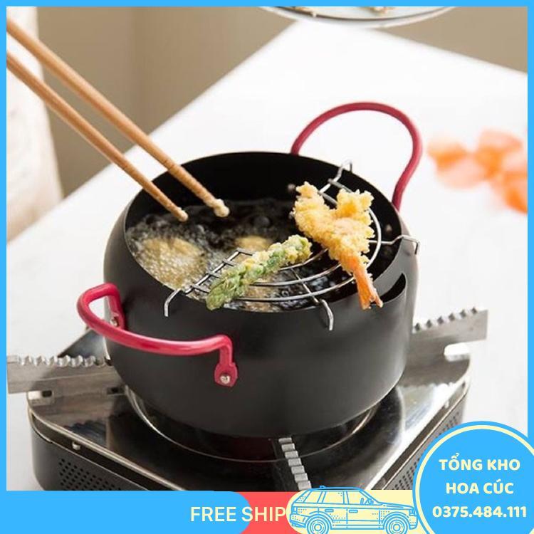 Nồi Chiên Lọc Dầu, Tặng Kèm Quạt Mini Cầm Tay Ngộ Nghĩnh - Vận Chuyển Miễn Phí Toàn Quốc