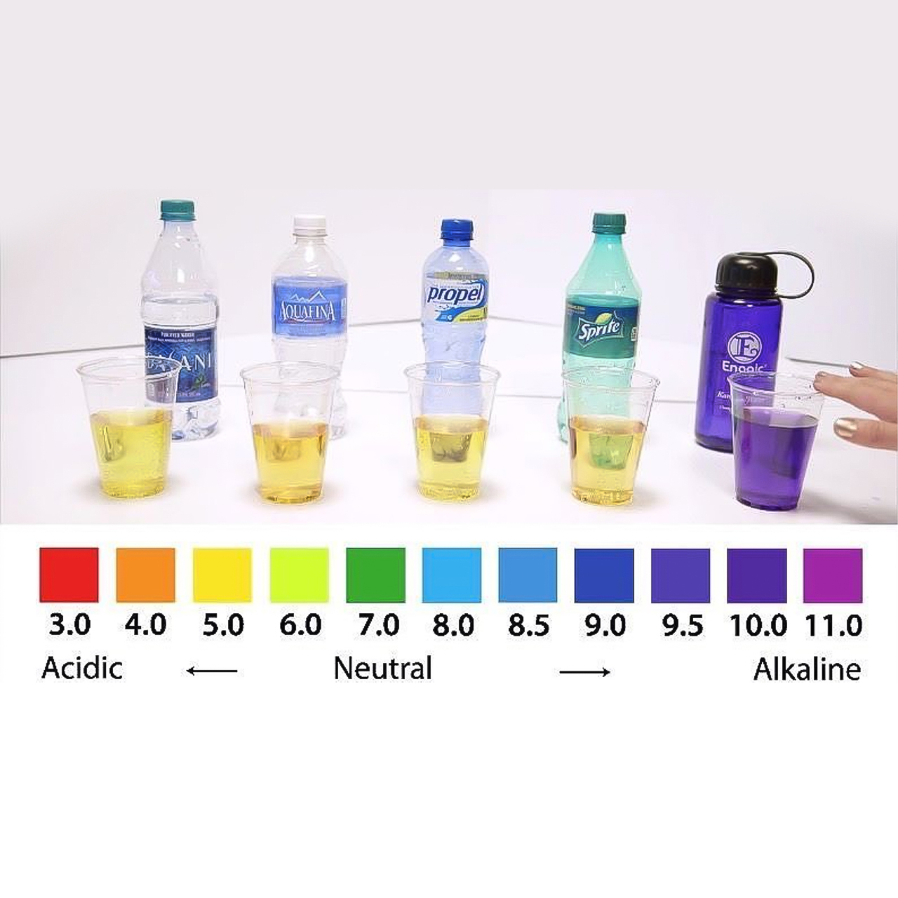 Dung dịch đo độ pH trong nước - kiểm tra độ axit hoặc bazo trong nước dung tích 10ml, 50ml, 100ml
