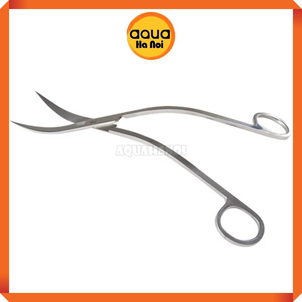 Kéo lượn sóng cắt tỉa cây thủy sinh Jusuo - inox không gỉ - 25cm