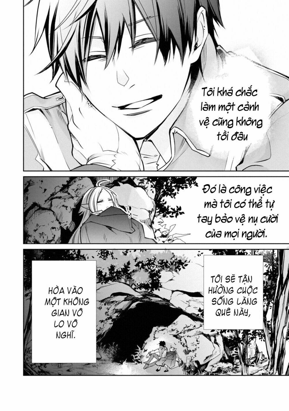 tôi đã từng là một pháp sư bá đạo cho đến khi ăn phải mũi tên vào đầu gối và trở thành một người bảo chapter 1.3 22