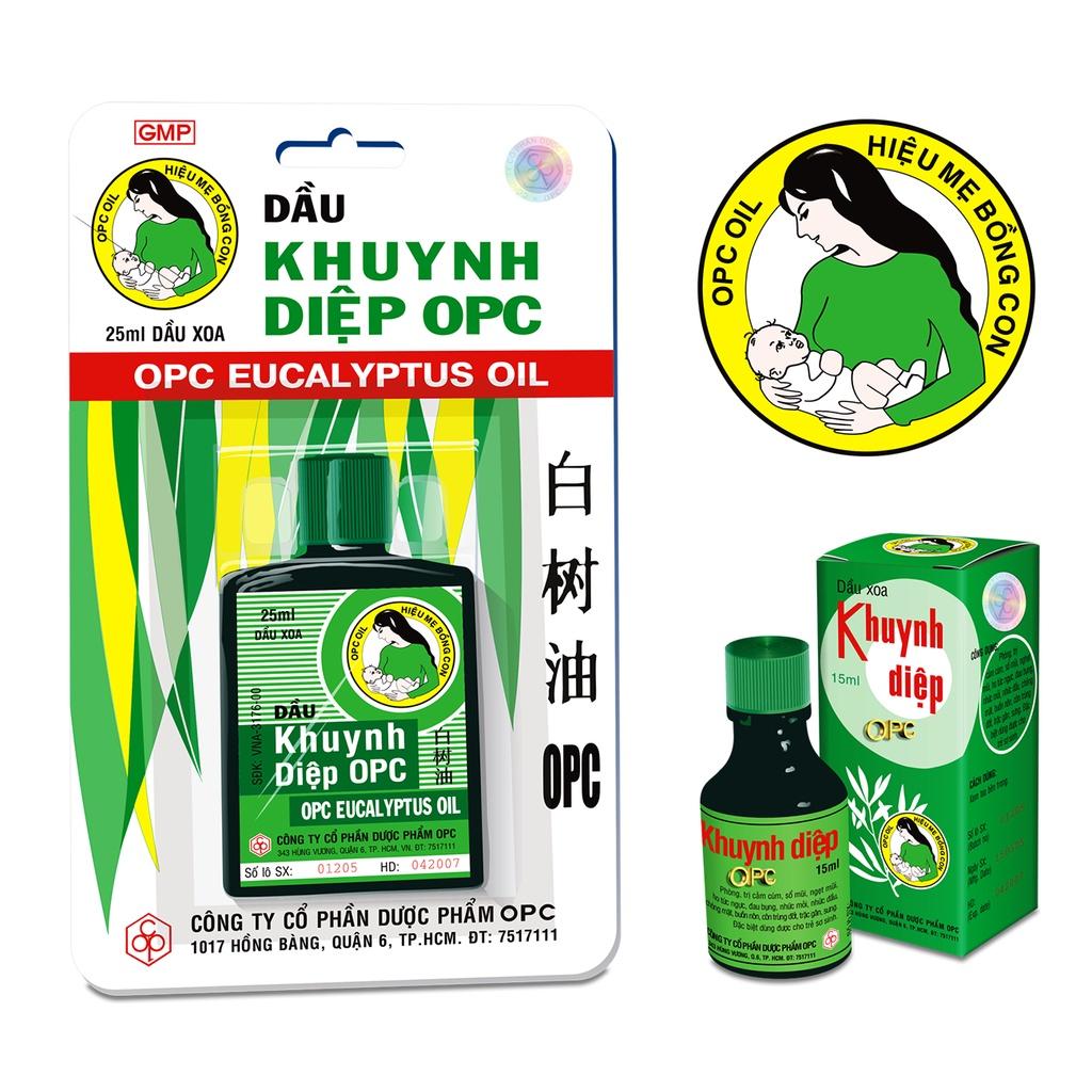Dầu Khuynh diệp OPC nhãn hiệu " Mẹ bồng con" 15ml - 25ml - Chính hãng OPC