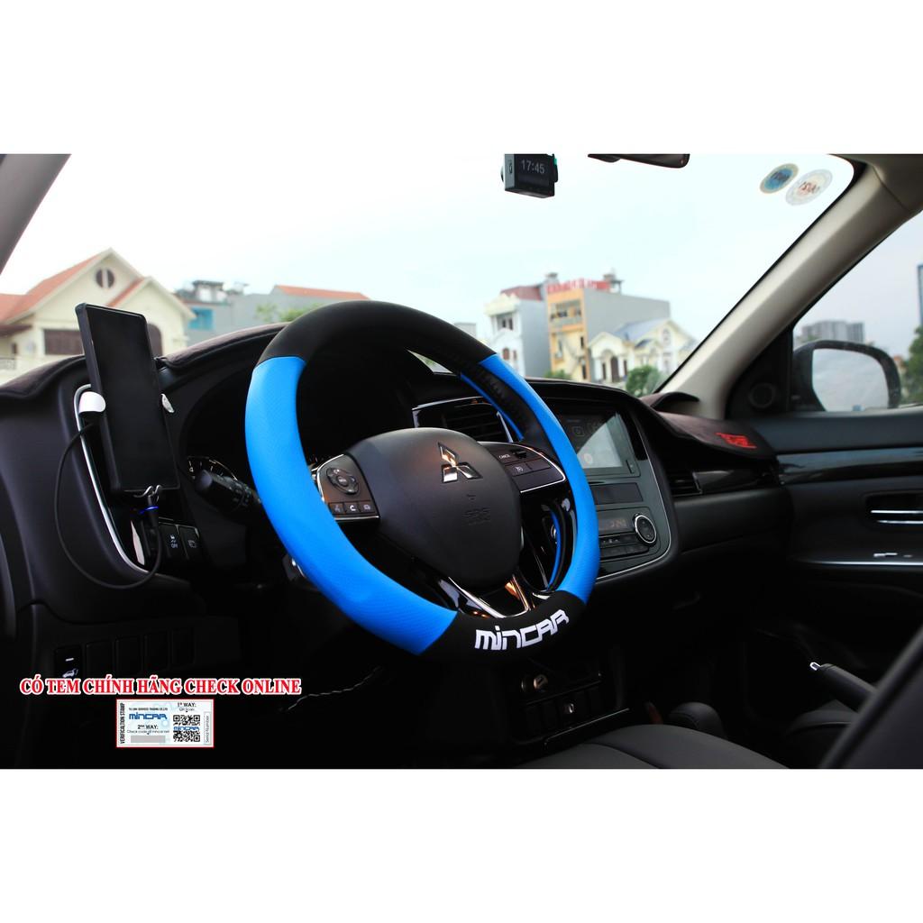 Bọc vô lăng chất liệu da lộn Alcantara cao cấp hàng chính hãng Mincar