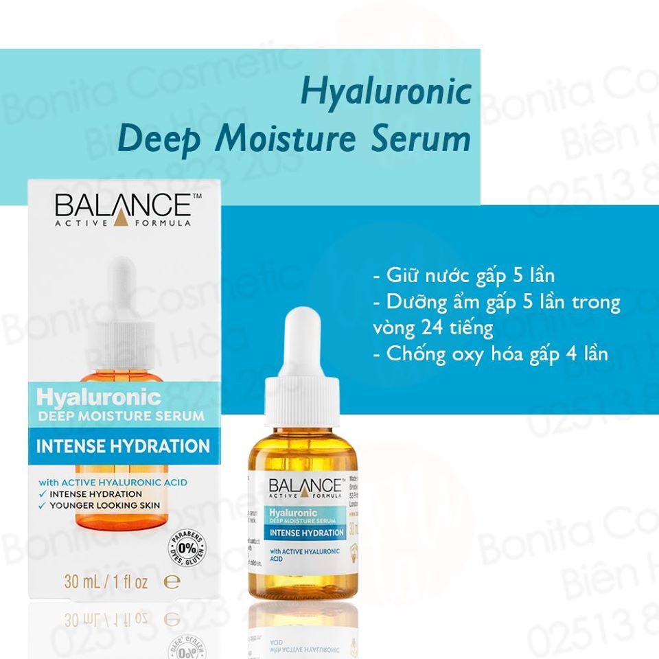 Serum dưỡng ẩm Balance Hyaluronic 30ml