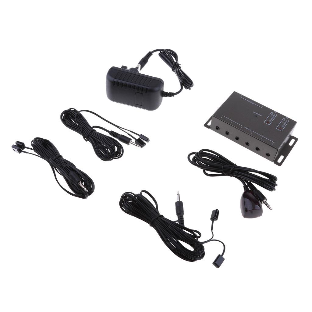 Universal IR Infrared Remote Control Extender Emitter Cable UK Plug