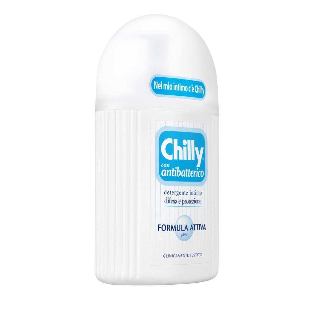 Combo 2 chai Dung dịch vệ sinh phụ nữ Chilly Con Antibatterico - Kháng khuẩn tuyệt đối - số 1 tại Italy - (200ml/chai)