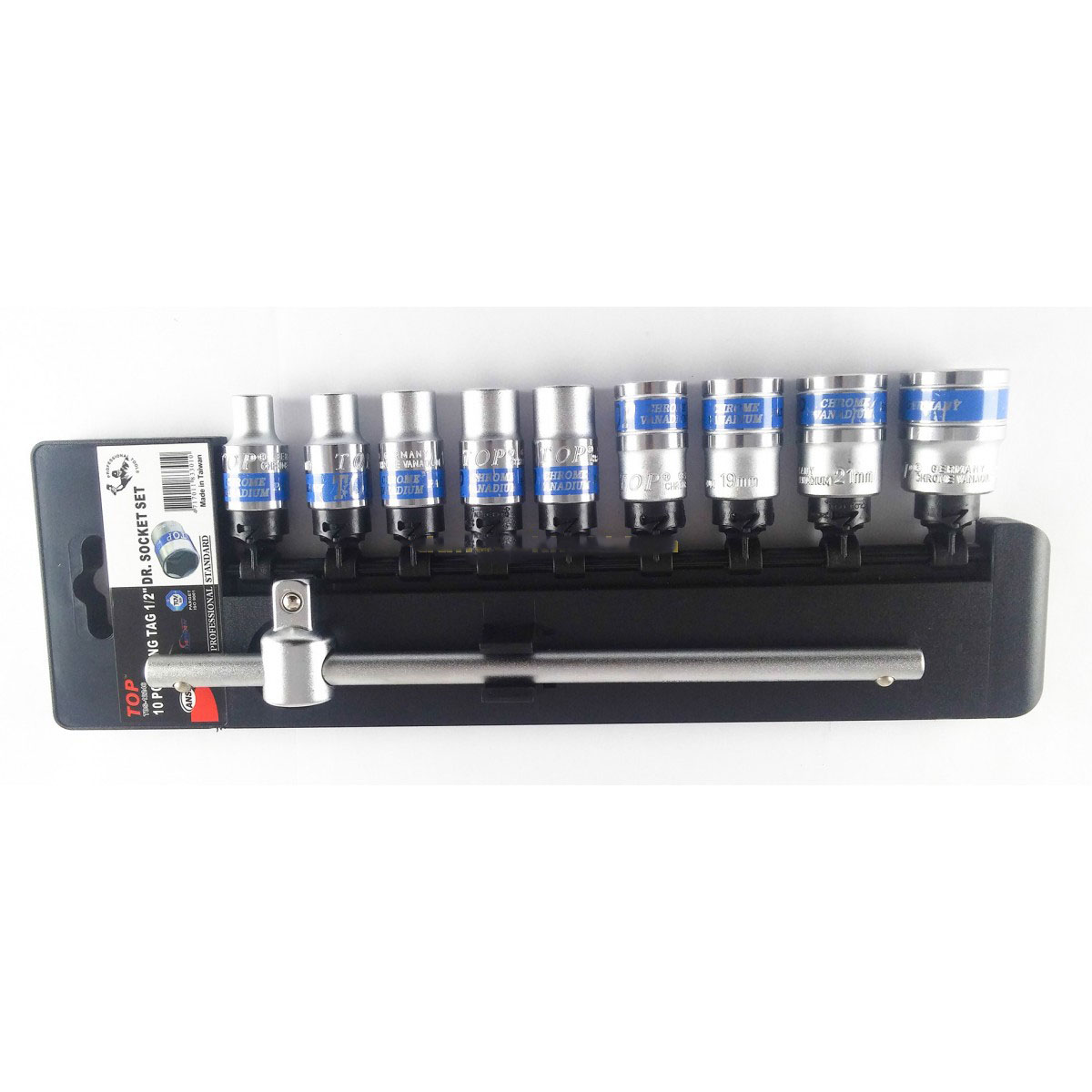Bộ tuýp 10 chi tiết cần trượt tự động TOP