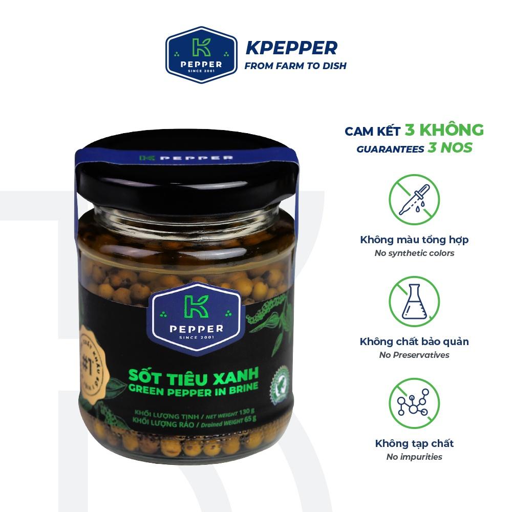 Sốt tiêu xanh ngâm dấm K Pepper 130g KPHUCSINH - Hàng Chính Hãng